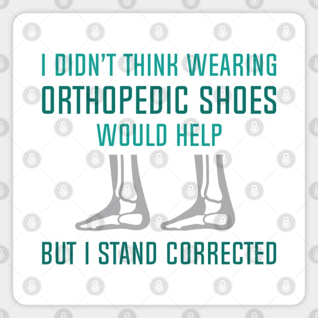 Orthopedic Shoes Magnet by LuckyFoxDesigns